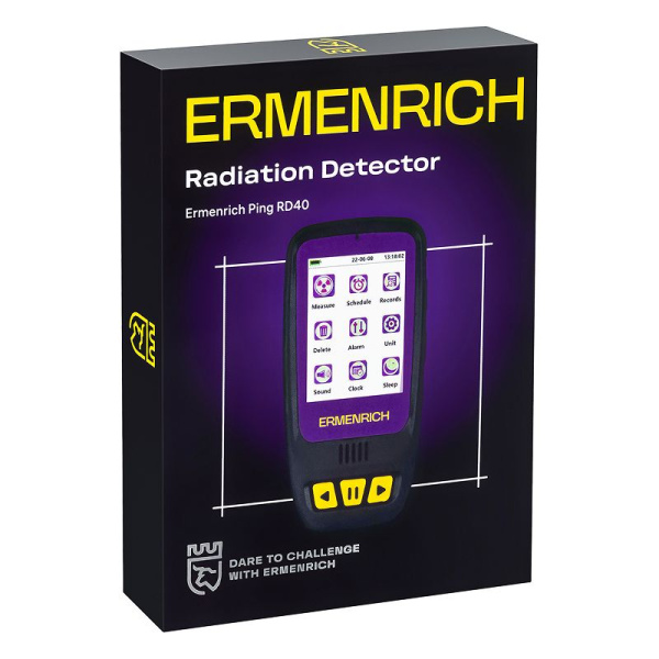 Дозиметр Ermenrich Ping RD40, фиолетовый купить по низкой цене | МАКСПРОФИТ